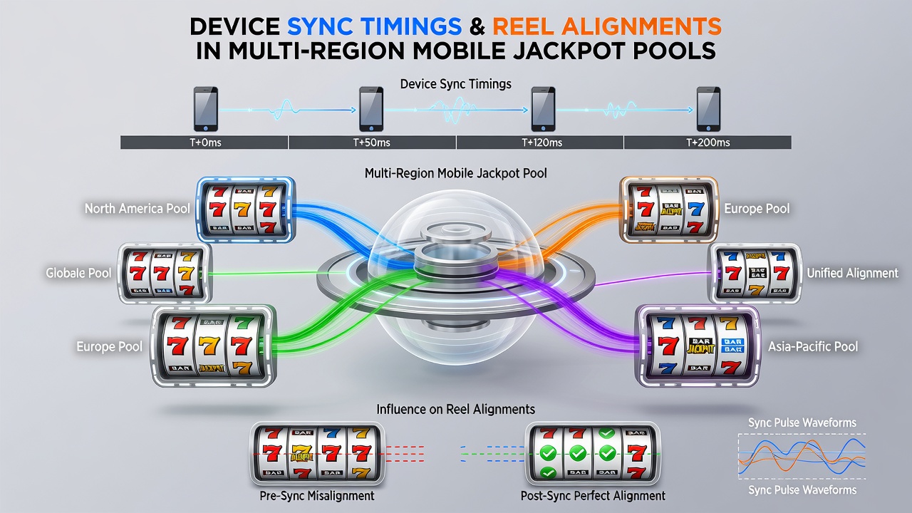 Darstellung von Walzenalgorithmen und Timing-Effekten in progressiven Pools