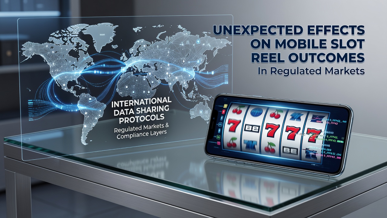 Darstellung internationaler Datenaustauschprotokolle zwischen mobilen Gaming-Plattformen