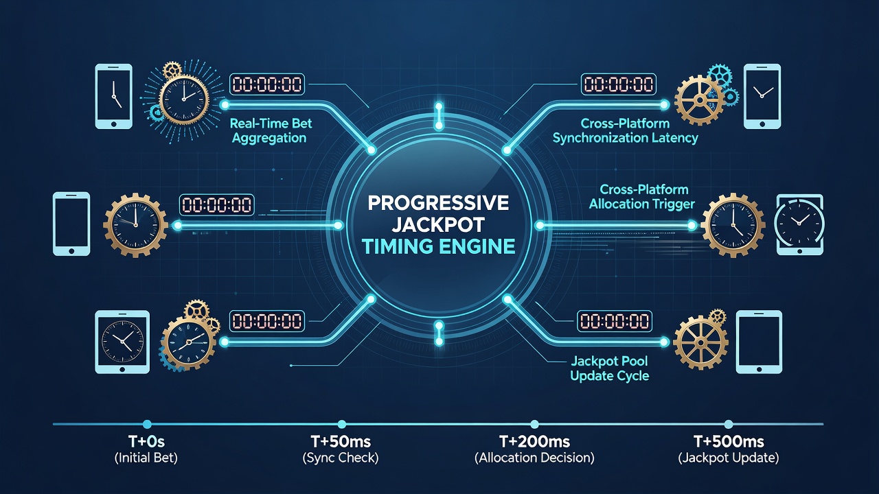 Visualisierung von Datenflüssen und Synchronisation in progressiven Jackpot-Netzwerken